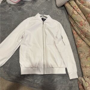 White Zip-Up Jacket